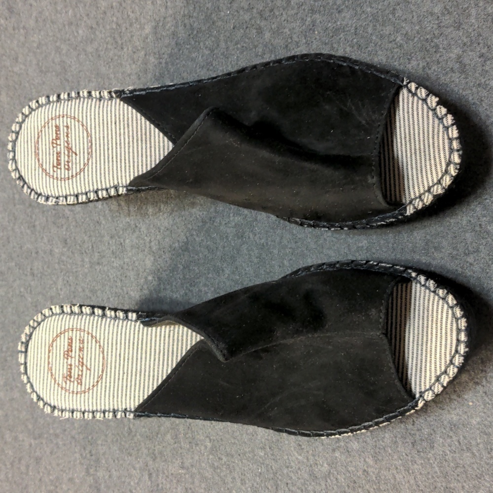 Toni Pons Lorena Wedge Sandals, Women's Size US 9.5-10 / EU 41, Black NEW